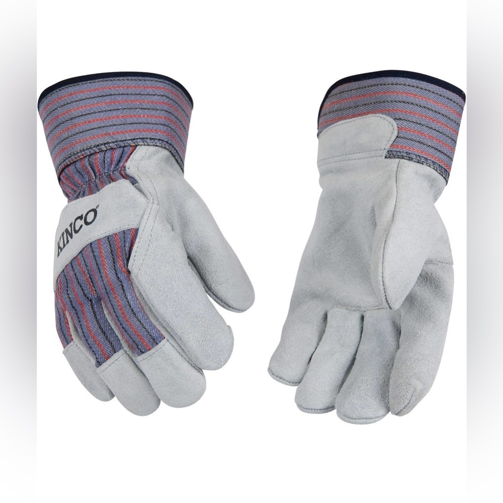 Kinco Suede Cowhide Palm with Safety Cuff SIZE L